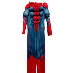 Kids Superhero Costume - Red and Blue